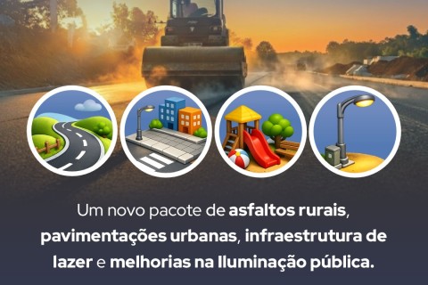 Prefeitura licita novo pacote de obras com investimento de mais de R$ 62 milhões
