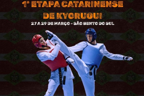 Equipe de Concórdia disputa 1ª Etapa do Catarinense de Taekwondo em São Bento do Sul
