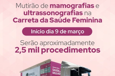 Carreta da Saúde Feminina chega em Concórdia