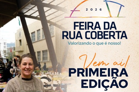 Feira da Rua Coberta abre calendário de 2026 com produtos locais neste sábado